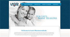 Desktop Screenshot of laserpharmaceuticals.com